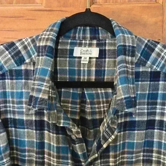 Blue Plaid Flannel - Picture 3 of 7